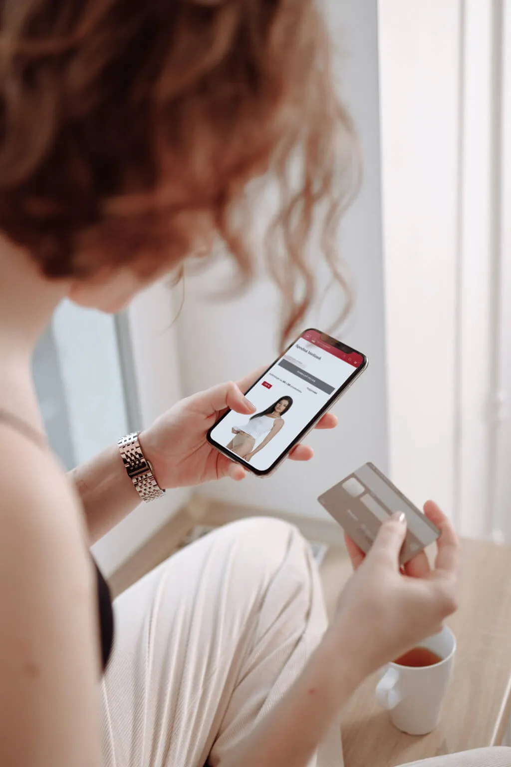 Nákup na e-shopu Slovenka v mobilu